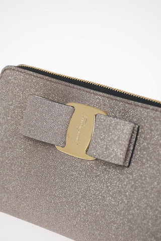 Glittered Leather VARA BOW Bum Bag