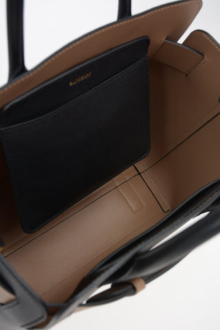 Leather Tote Bag With Removable Shoulder Strap
