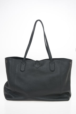 Textured Leather Shoulder Bag