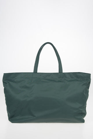 Fabric Maxi CHUBBY Tote Bag with Outer Smile Pocket