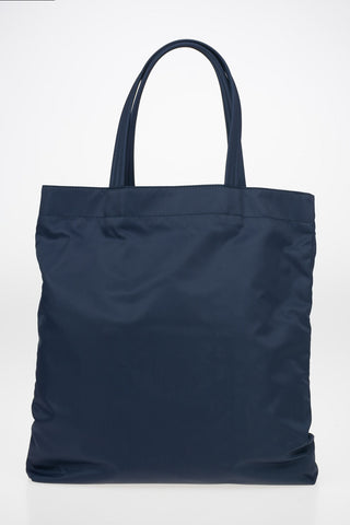 Fabric CHUBBY Tote Bag with Outer Smile Pocket