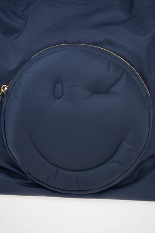 Fabric CHUBBY Tote Bag with Outer Smile Pocket