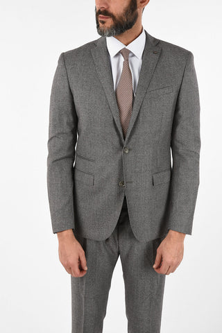 CC COLLECTION RESET houndstooth virgin wool drop 8R suit
