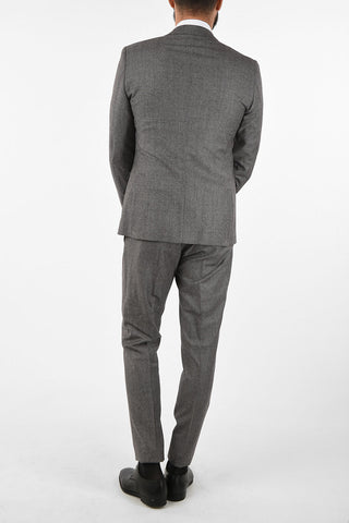 CC COLLECTION RESET houndstooth virgin wool drop 8R suit
