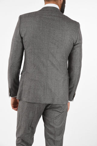 CC COLLECTION RESET houndstooth virgin wool drop 8R suit