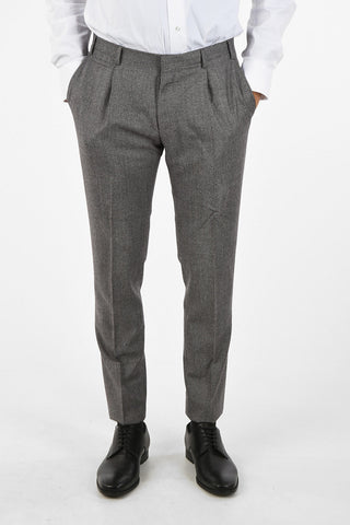 CC COLLECTION RESET houndstooth virgin wool drop 8R suit