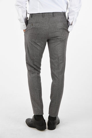 CC COLLECTION RESET houndstooth virgin wool drop 8R suit