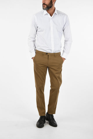 Stretch Cotton M ALGA 426 Pants with Belt Loops