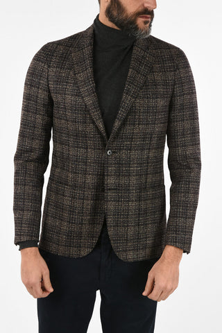 CC COLLECTION district check REWARD drop 7R blazer