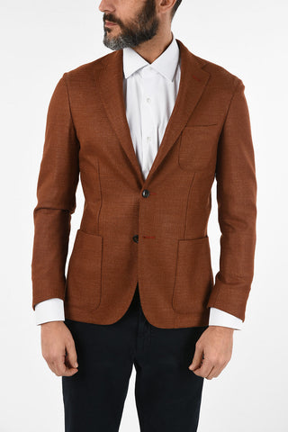 ID Silk and Virgin Wool Single Breasted IDENTITY Blazer