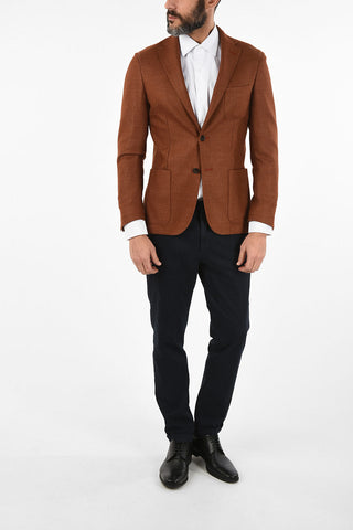 ID Silk and Virgin Wool Single Breasted IDENTITY Blazer