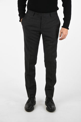 mini check virgin wool ACADEMY pants