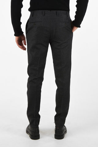 mini check virgin wool ACADEMY pants