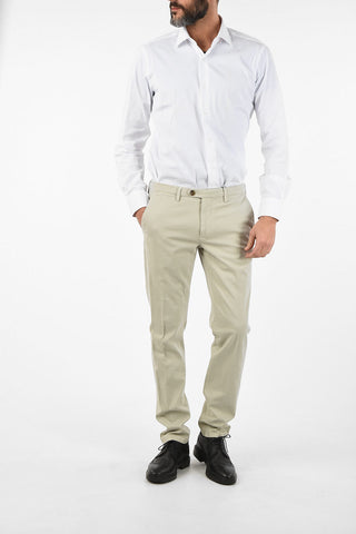 Stretch Cotton M ALGA 426 Pants with Belt Loops