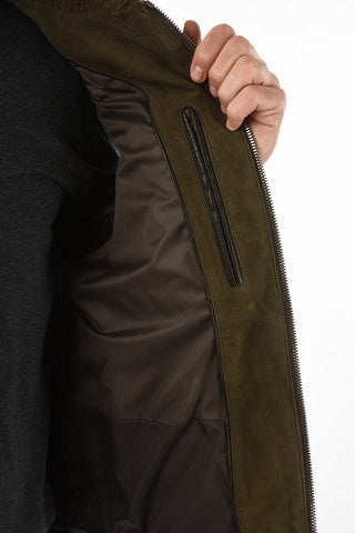 ID Suede Leather Padded Vest