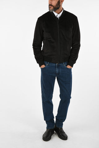 CC COLLECTION Chenille Inner Pocket Bomber 