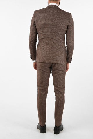 CC COLLECTION RESET houndstooth virgin wool drop 8R suit