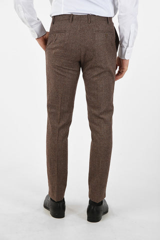 CC COLLECTION RESET houndstooth virgin wool drop 8R suit