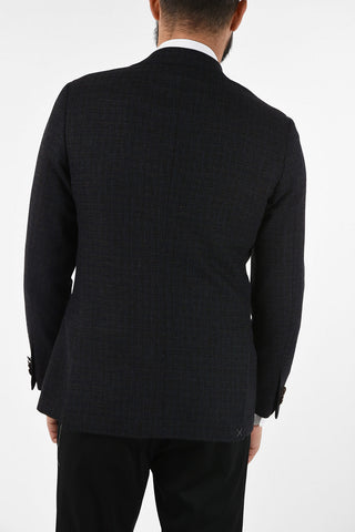 CC COLLECTION cashmere and virgin wool REFINED drop 7R 2-button blazer