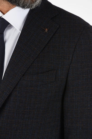CC COLLECTION cashmere and virgin wool REFINED drop 7R 2-button blazer