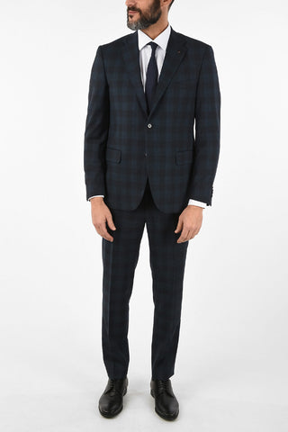 CC COLLECTION RIGHT prince of Wales virgin wool drop 6R suit