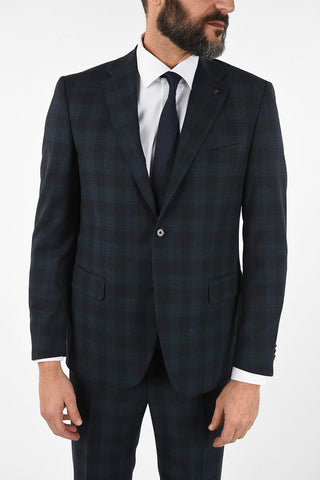 CC COLLECTION RIGHT prince of Wales virgin wool drop 6R suit