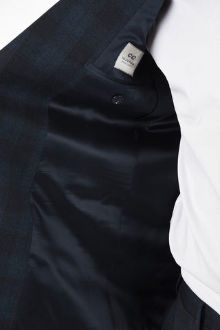CC COLLECTION RIGHT prince of Wales virgin wool drop 6R suit