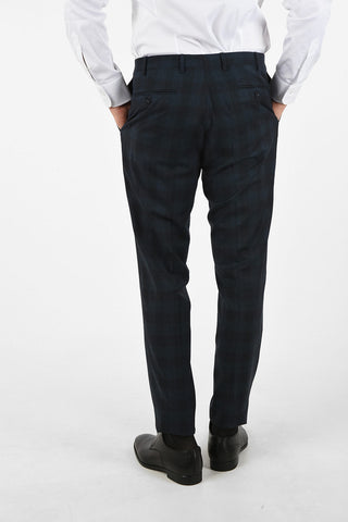 CC COLLECTION RIGHT prince of Wales virgin wool drop 6R suit