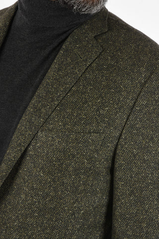 Virgin Wool Silk and Cashmere Single Breasted GATE Blazer
