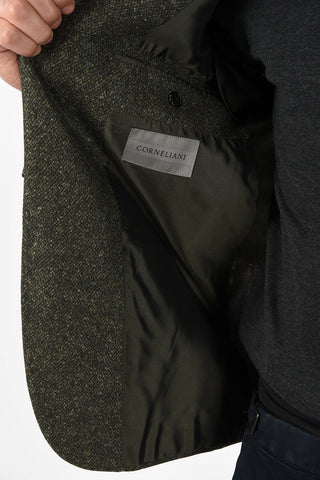 Virgin Wool Silk and Cashmere Single Breasted GATE Blazer