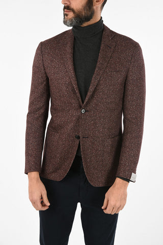 Virgin Wool Silk and Cashmere Single Breasted REWARD Blazer