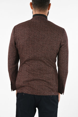 Virgin Wool Silk and Cashmere Single Breasted REWARD Blazer