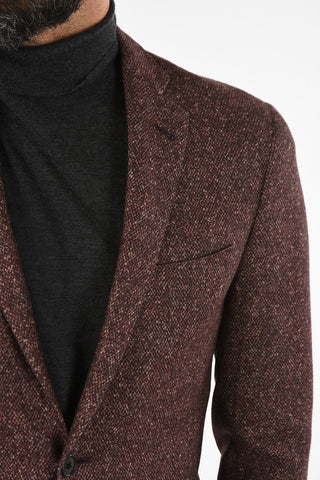 Virgin Wool Silk and Cashmere Single Breasted REWARD Blazer