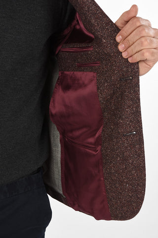 Virgin Wool Silk and Cashmere Single Breasted REWARD Blazer