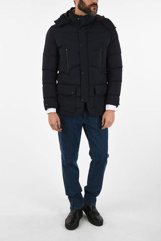 CC COLLECTION O.WEAR Hooded KITON Padded Jacket