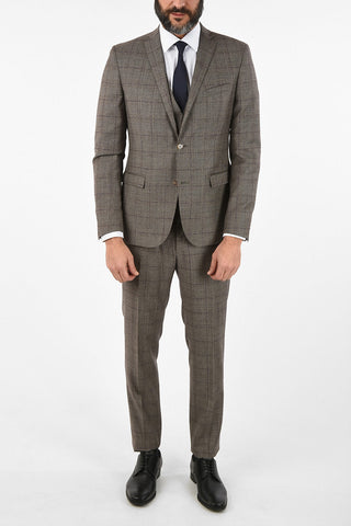 CC COLLECTION RESET virgin wool drop 8R 3 piece waistcoat suit