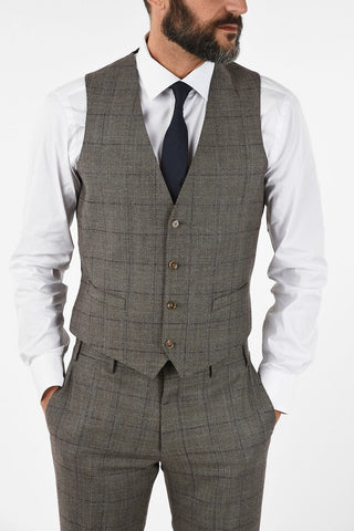 CC COLLECTION RESET virgin wool drop 8R 3 piece waistcoat suit