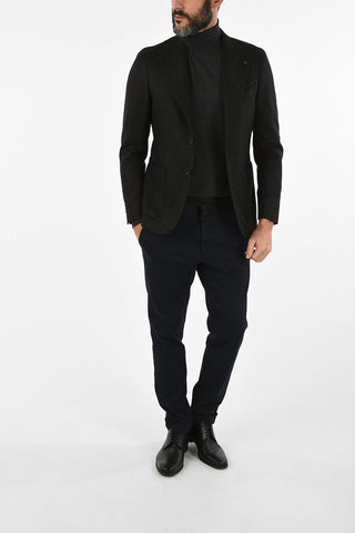 CC COLLECTION mini check virgin wool REWARD drop 7R blazer