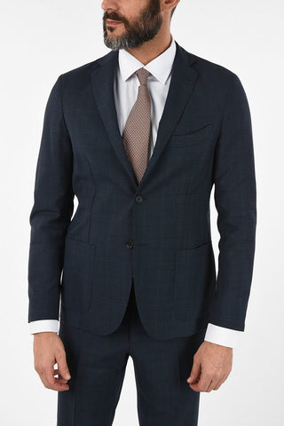 CC COLLECTION District Check Drop 7R REWARD 2-Button Suit