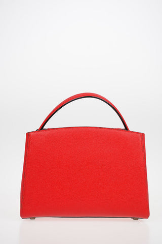Textured Leather BRERA Top Handle Bag With Removable Shoulder Strap