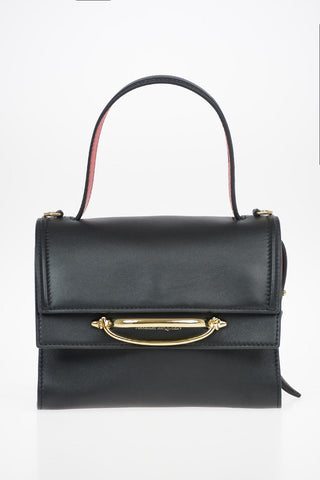 Leather Top Handle Bag THE STORY with Removable Shoulder Strap
