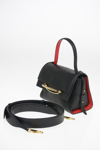 Leather Top Handle Bag THE STORY with Removable Shoulder Strap