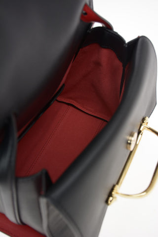 Leather Top Handle Bag THE STORY with Removable Shoulder Strap