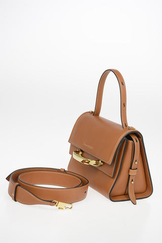 Leather Top Handle Bag THE STORY with Removable Shoulder Strap