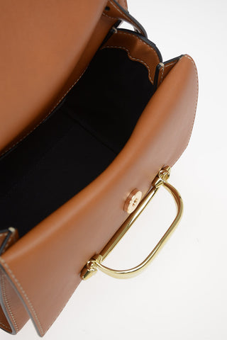 Leather Top Handle Bag THE STORY with Removable Shoulder Strap