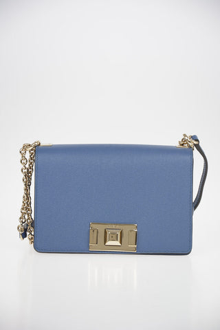 Leather MIMI’ Bag with Shoulder Chain