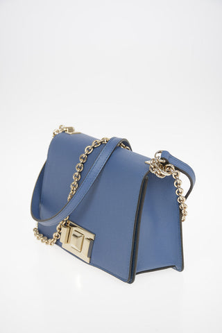 Leather MIMI’ Bag with Shoulder Chain