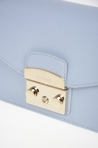 Leather METROPOLIS Mini Bag with Shoulder Chain 