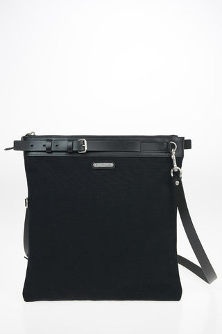 Messanger Bag with Leather Trimmings and Removable Shoulder Strap