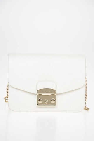 Leather METROPOLIS Bag with Removable Shoulder Chain 